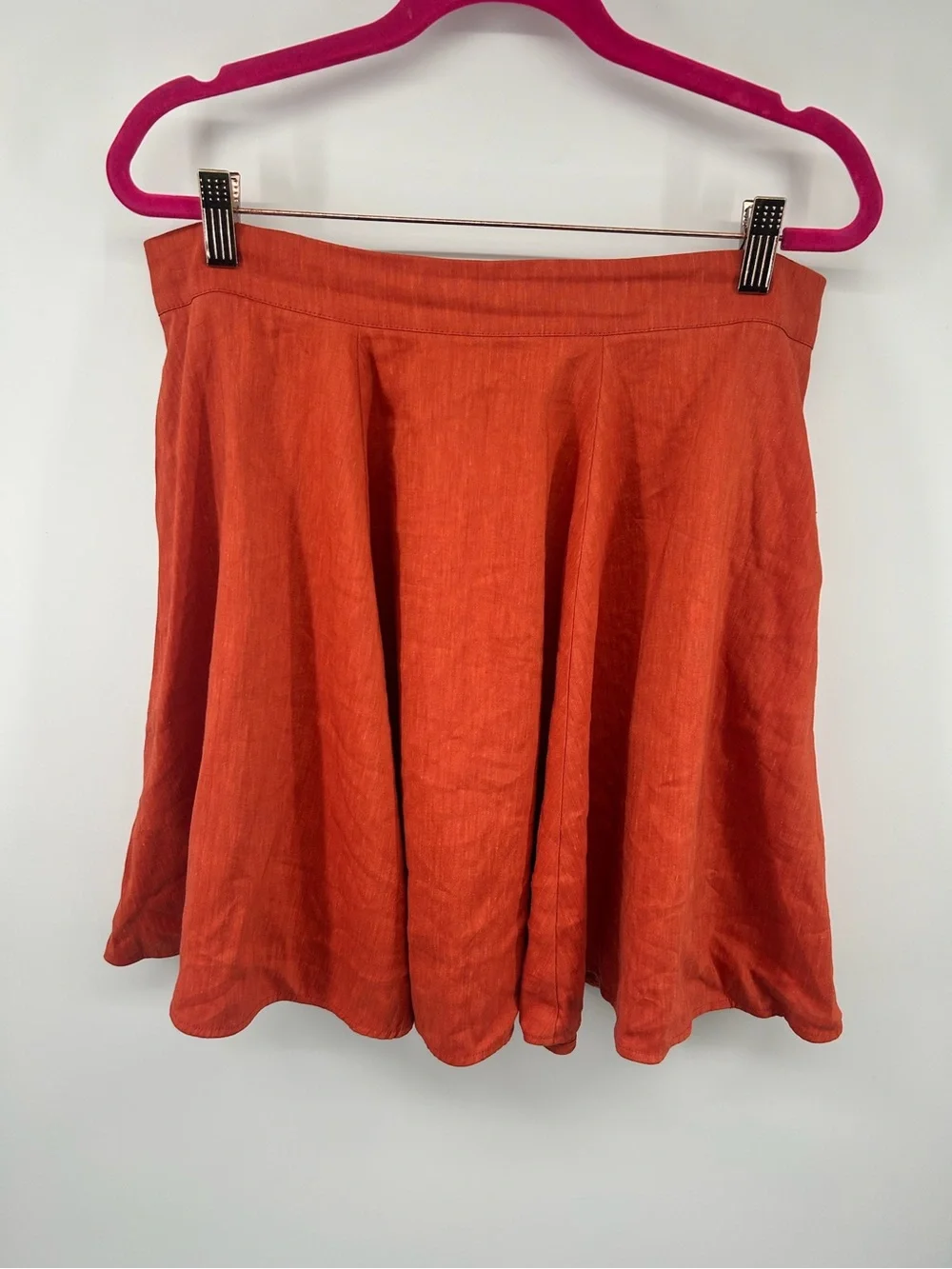 Women's Rust A-Line Skirt
